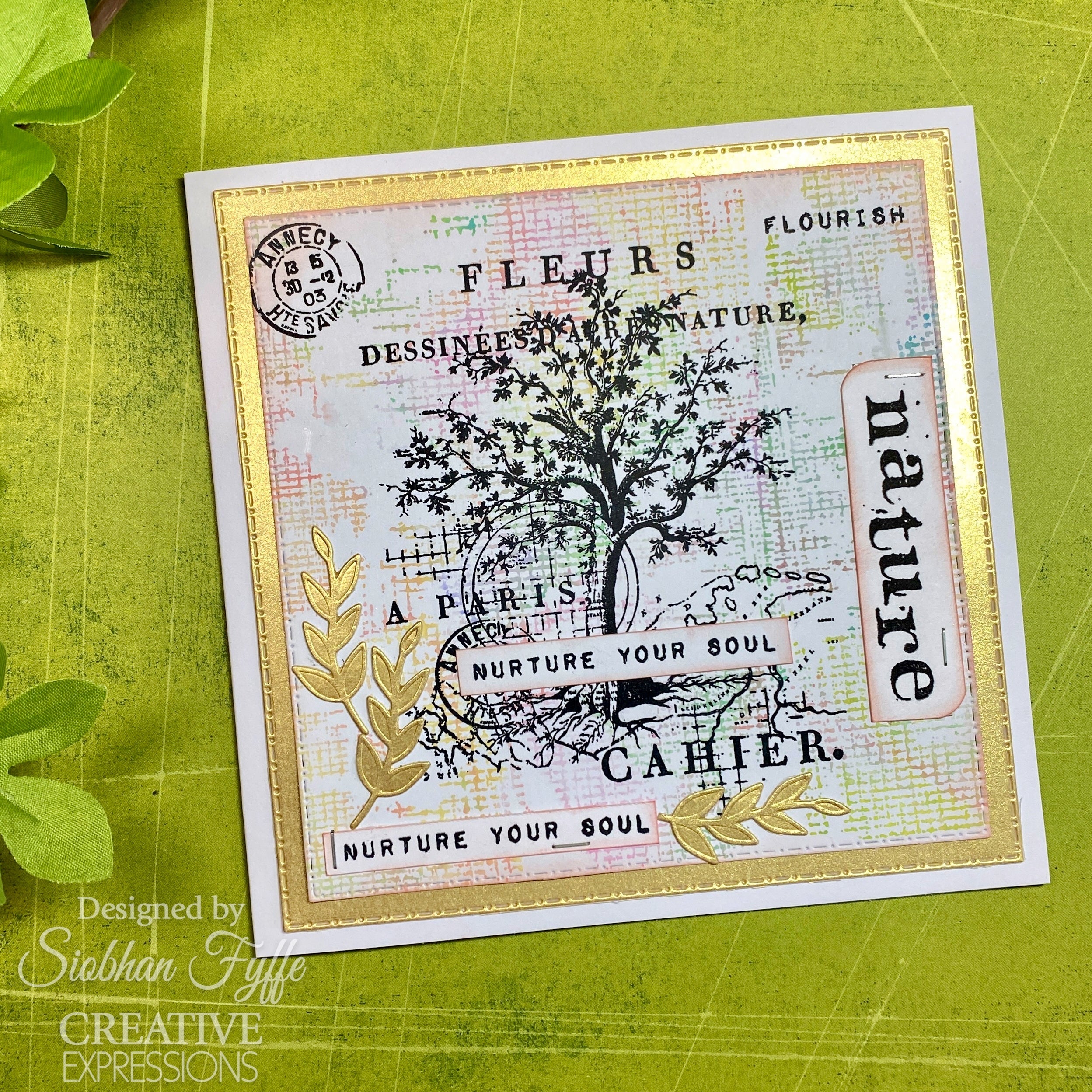 Creative Expressions Sam Poole Nature 4 in x 6 in Clear Stamp Set