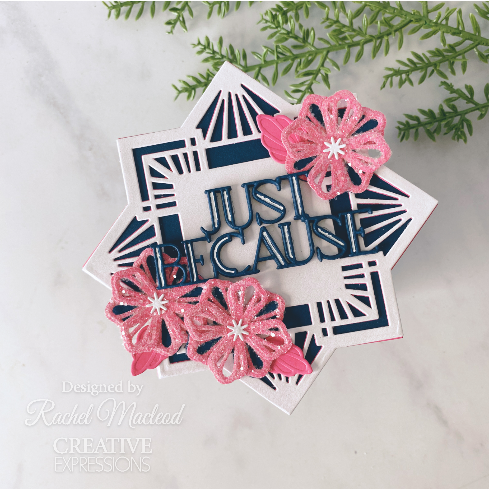 Creative Expressions Sue Wilson Mini Expressions Art Deco Just Because Craft Die