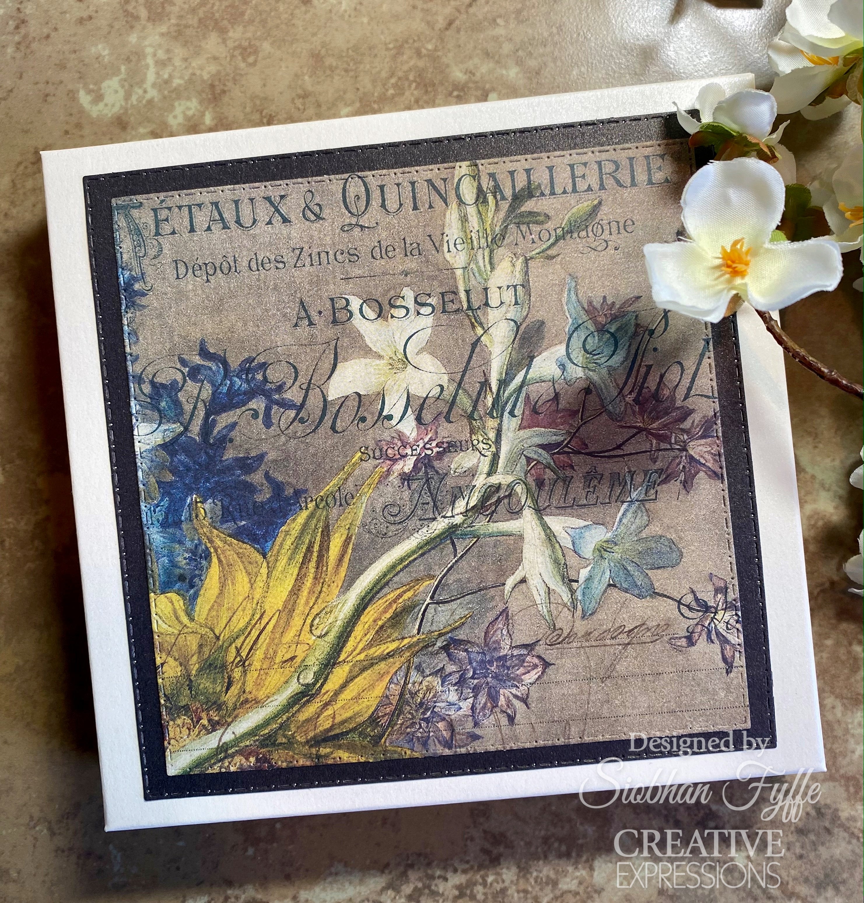 Creative Expressions Taylor Made Journals Haute Couture 6 in x 8 in Clear Stamp Set