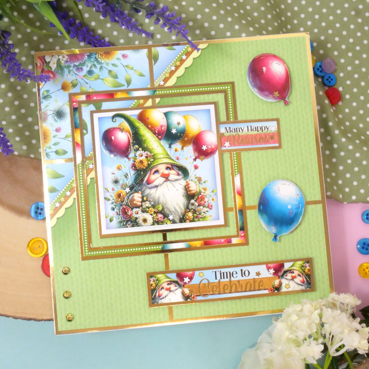 Deluxe Craft Pads - A Bouquet of Gnomes