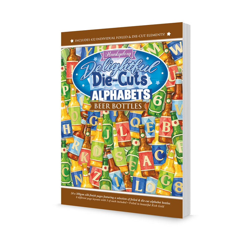Delightful Die-Cuts Alphabets - Beer Bottles
