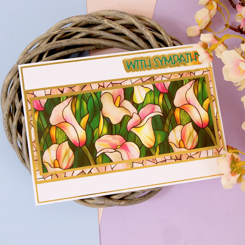 Duo Design Paper Pads - Stained Glass & Cracked Glass