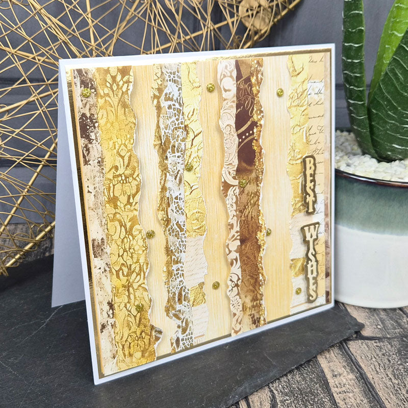 Duo Design Paper Pads - Gilded Elegance & Brushed Gold