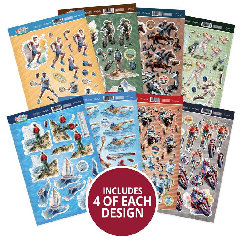 Good Sport Decoupage Topper Collection