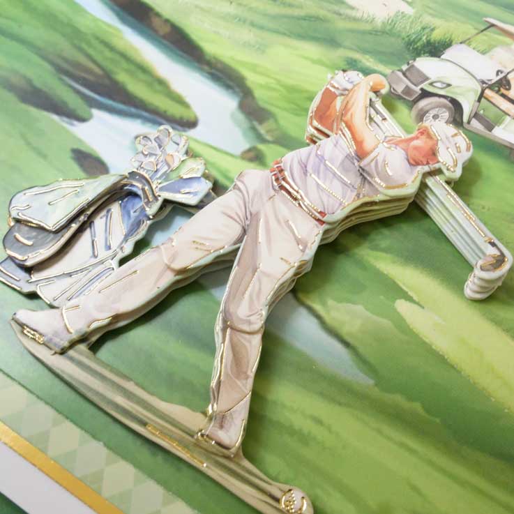 Winning Swings Decoupage Topper Sheet