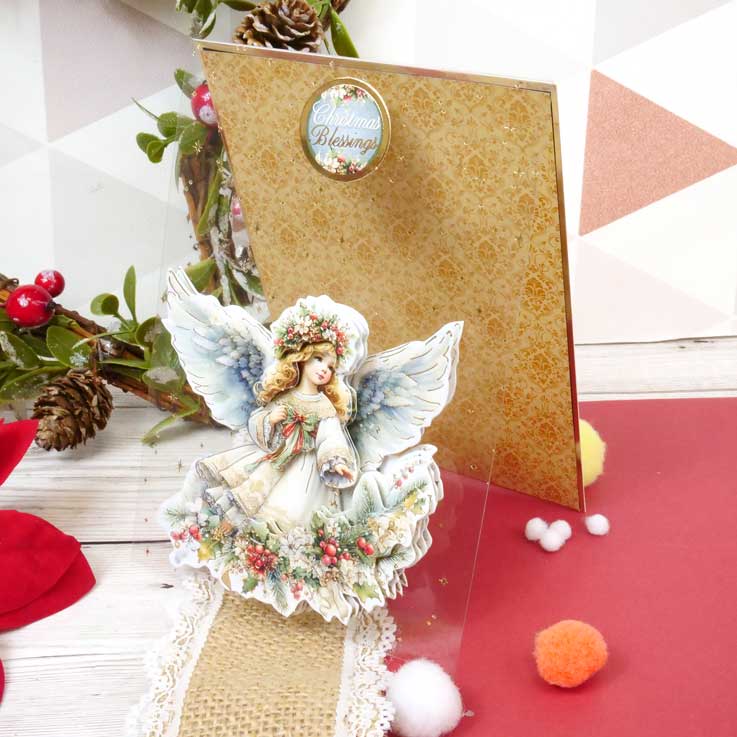 Christmas Blessings Decoupage Topper Sheet