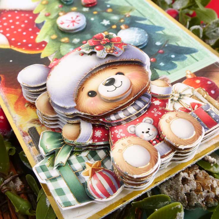 Christmas Time Is Here Decoupage Topper Collection