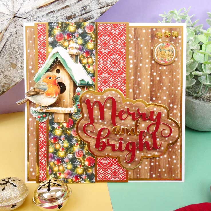 Winter Garden Friends Decoupage Topper Sheet