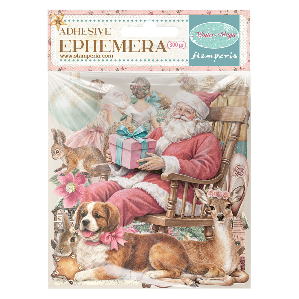 Printed Decorative Ephemera For Art And Craft - Winter Magic