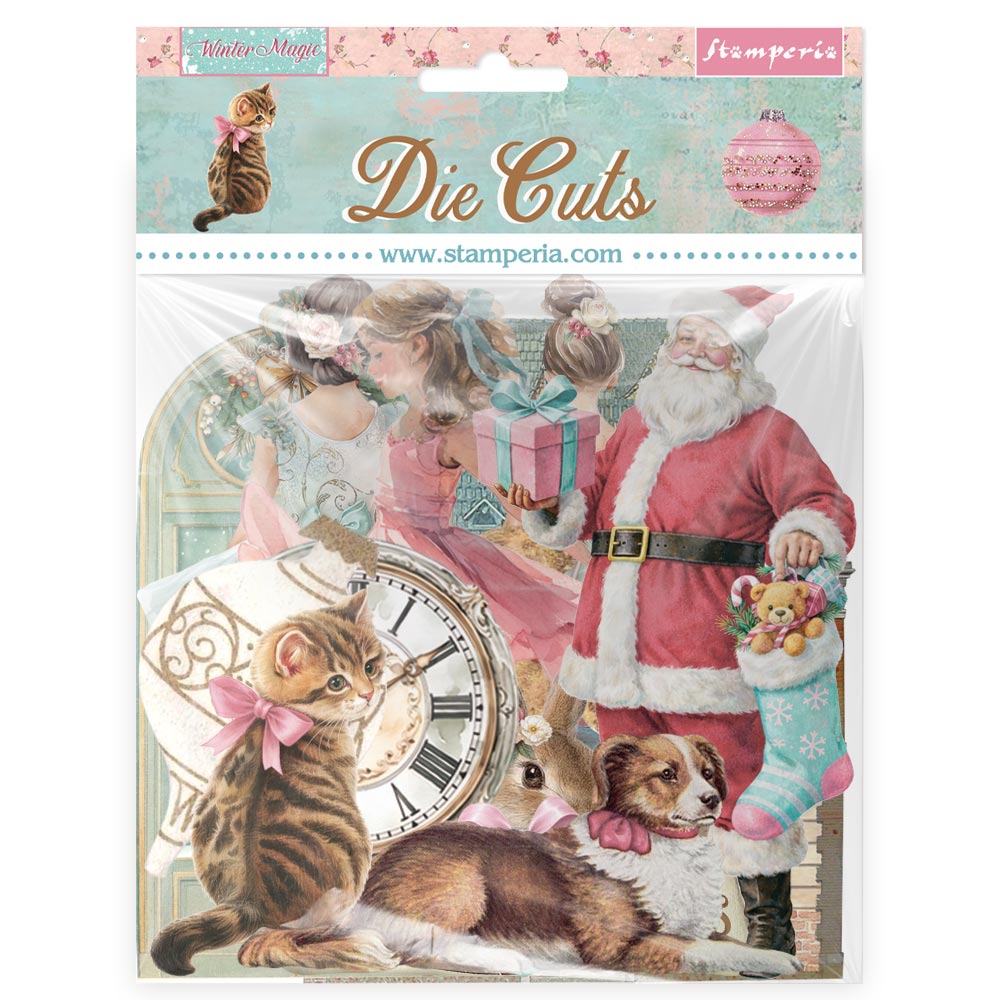 Printed Decorative Die Cuts For Art And Craft - Winter Magic