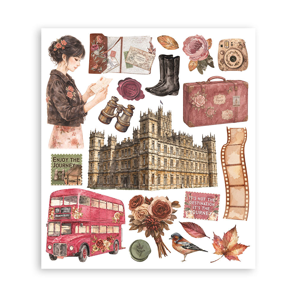 Printed Decorative Rub On Selection For Art And Craft 20.5x23cm - Our Way