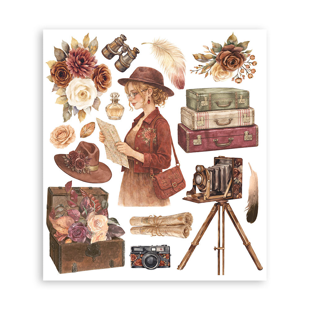 Printed Decorative Rub On Selection For Art And Craft 20.5x23cm - Our Way