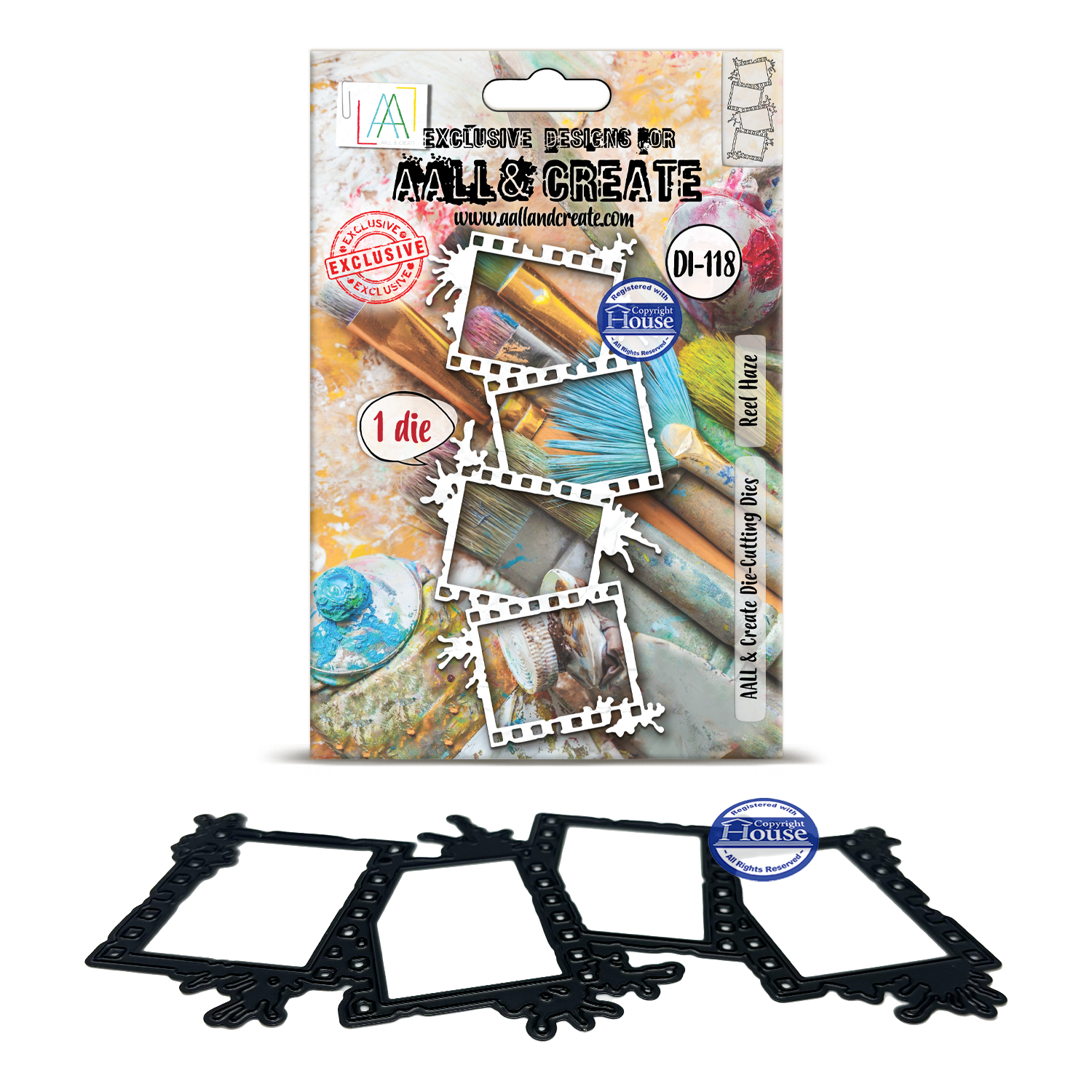 AALL and Create - Die-Cutting Die Set - Reel Haze