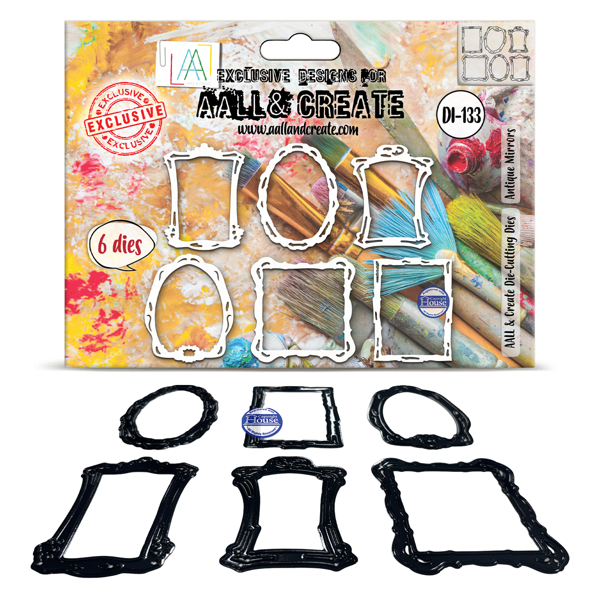 AALL and Create - Die-Cutting Die Set - Antique Mirrors