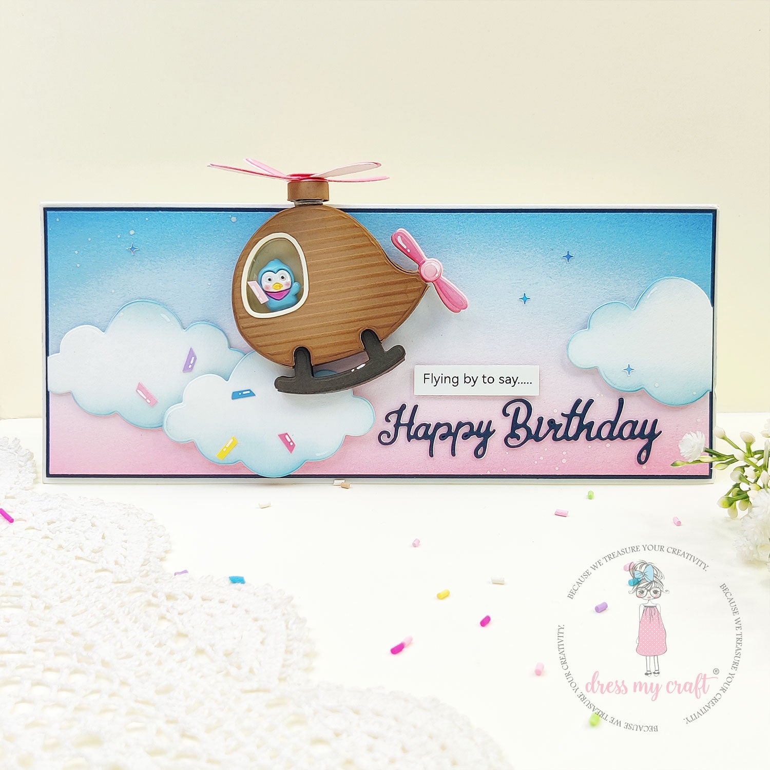 Dress My Craft - Transparent Spinners