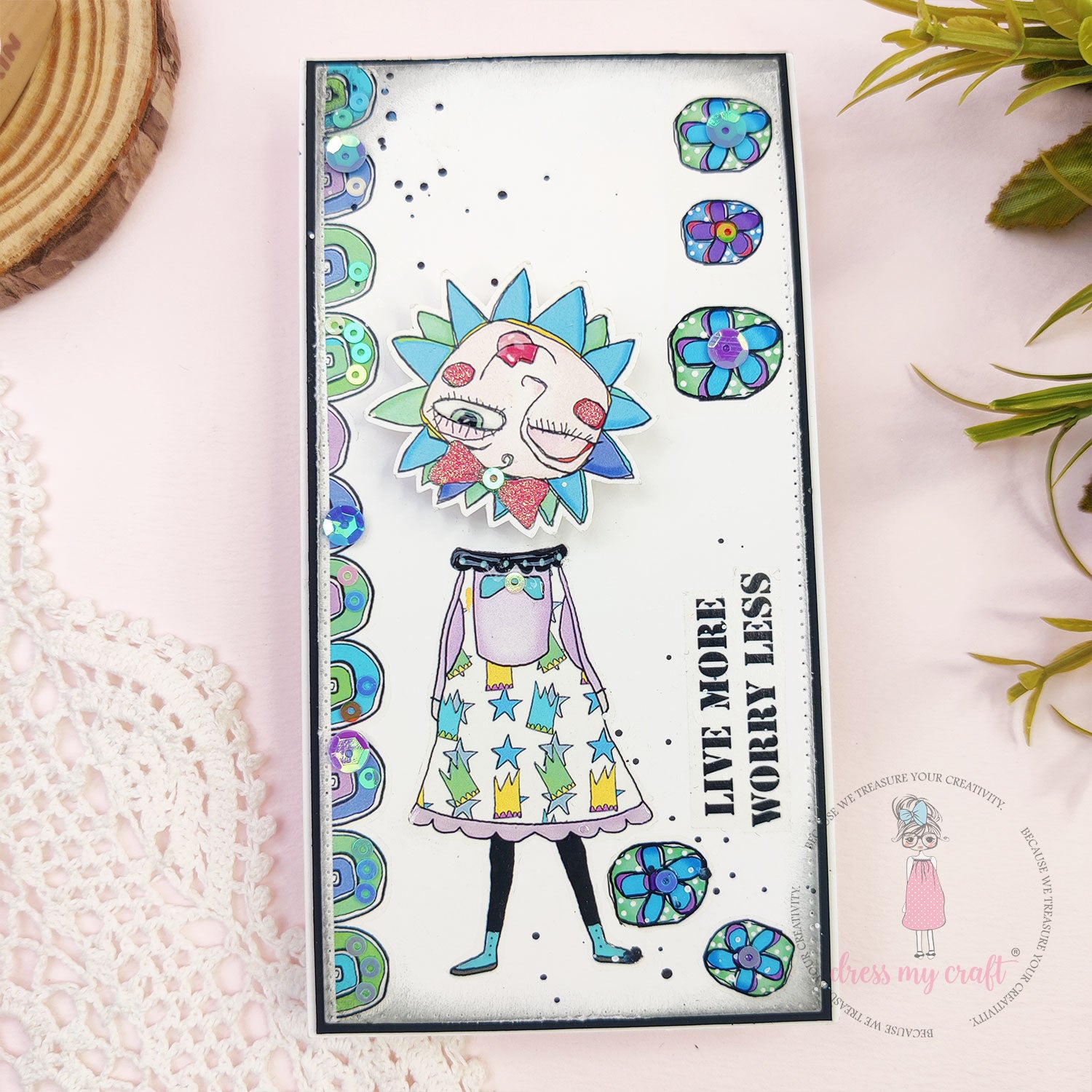 Dress My Craft - Transparent Spinners