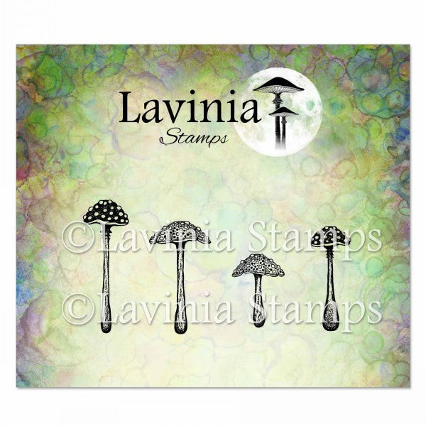 Lavinia Stamps - Purple Cap Mushrooms Stamp