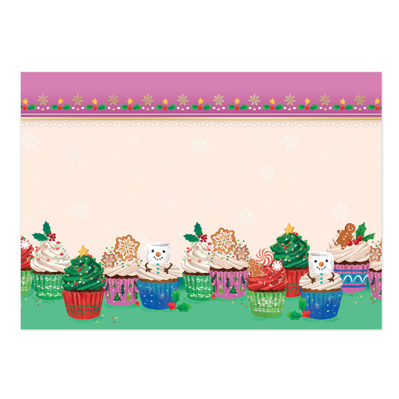 Christmas Cupcakes Luxury Topper Set