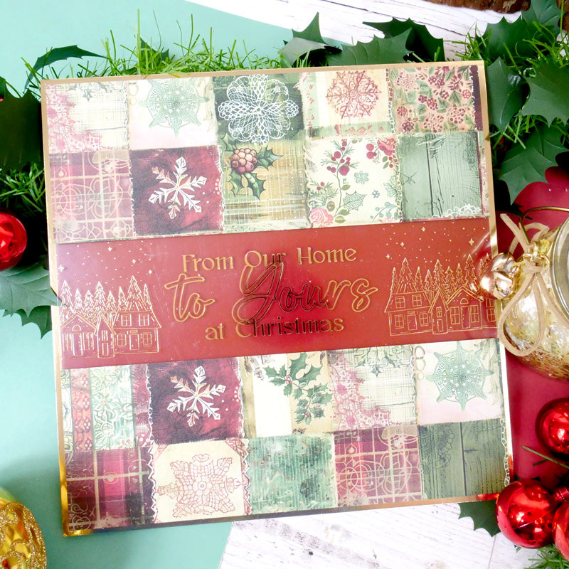 Luxury Festive Foiled Acetate Card Wraps