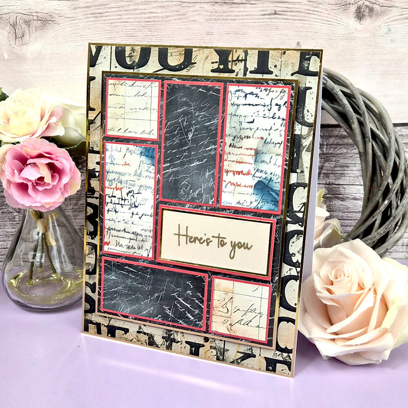 Hunkydory Essential Selection Paper Pad - Distressed Type