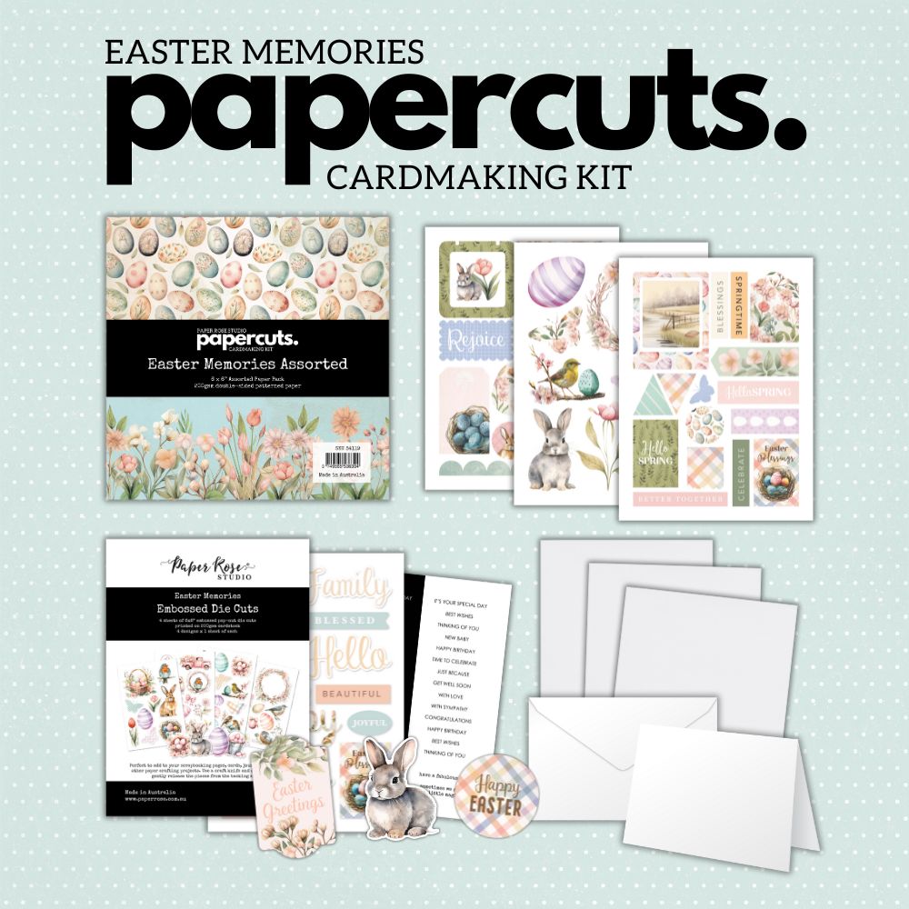 Easter Memories Papercuts Cardmaking Kit 34119