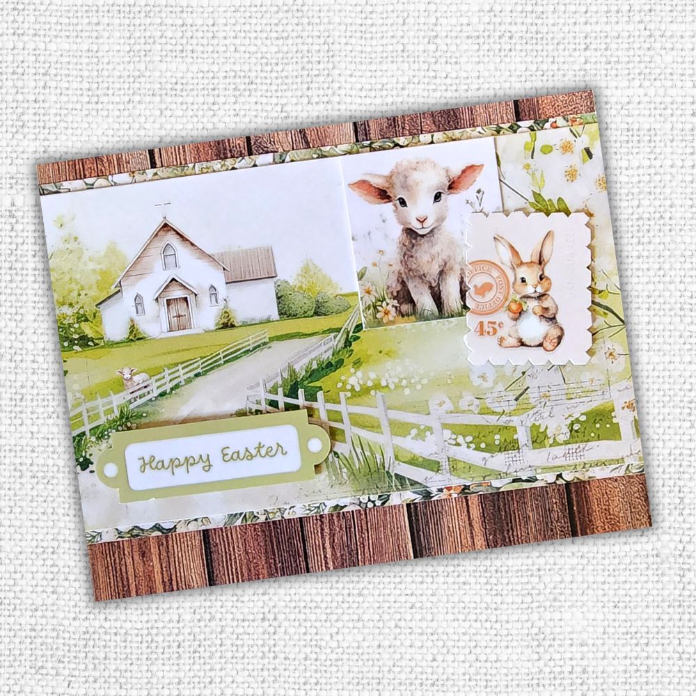 Easter Village Papercuts Cardmaking Kit 34131