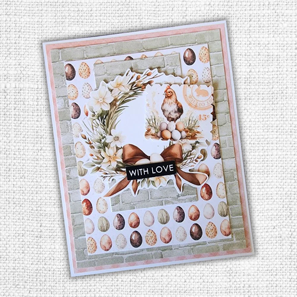 Easter Village Papercuts Cardmaking Kit 34131