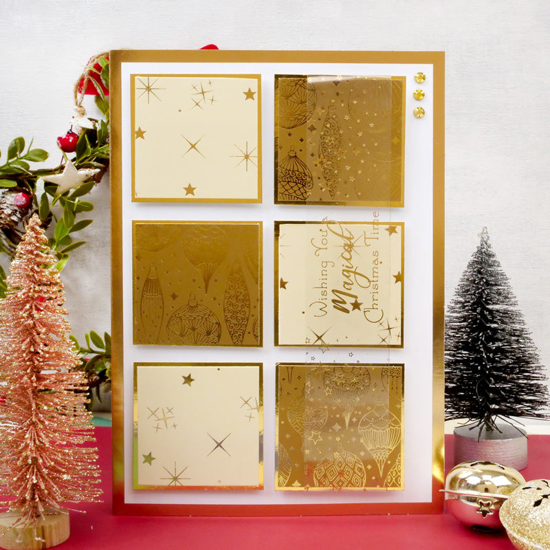 Foiled Edge Card Blanks & Envelopes Megabuy - Festive Edition