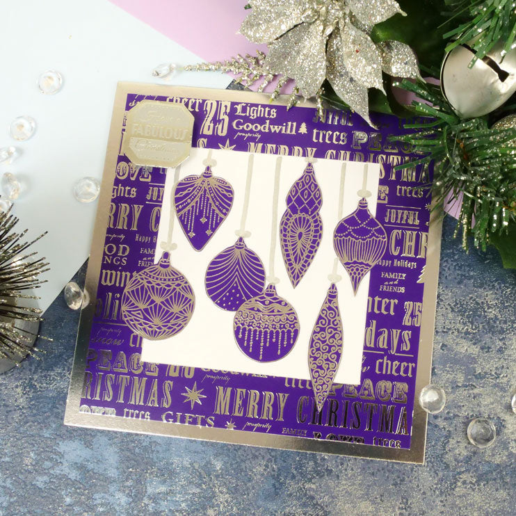 Foiled Edge Card Blanks & Envelopes Megabuy - Festive Edition