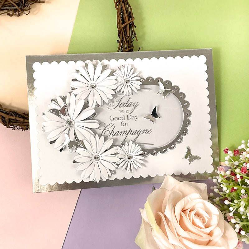 Scalloped Foiled Edge Card Blanks & Envelopes Megabuy