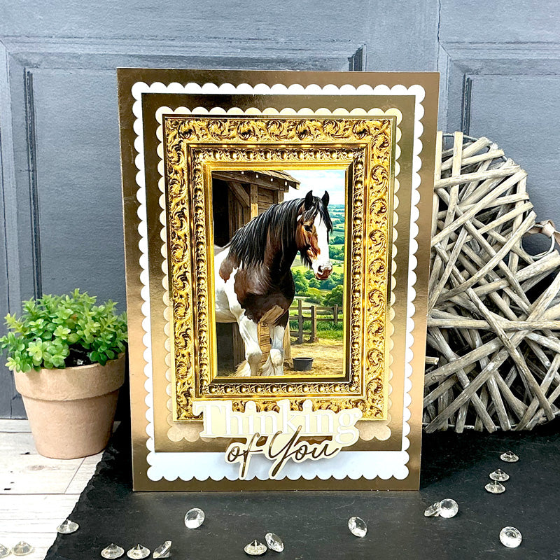 Scalloped Foiled Edge Card Blanks & Envelopes Megabuy