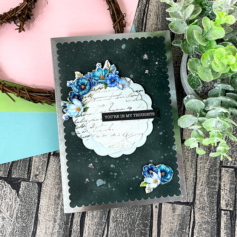 Scalloped Foiled Edge Card Blanks & Envelopes Megabuy
