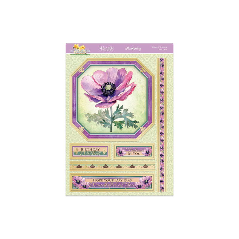 In Full Bloom - Floral Delights Deco-Large Set - Amazing Anemone