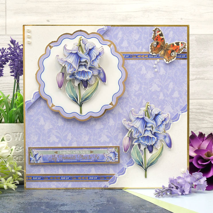 In Full Bloom - Floral Delights Deco-Large Set - Beautiful Bluebells