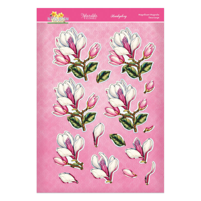 In Full Bloom - Floral Delights Deco-Large Set - Magnificent Magnolia