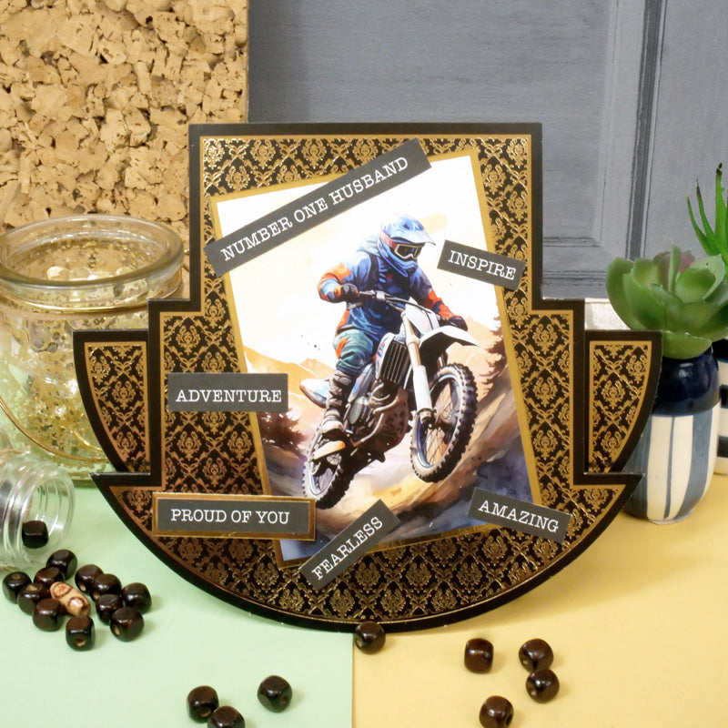 Foiled Pattern Rocker Cards