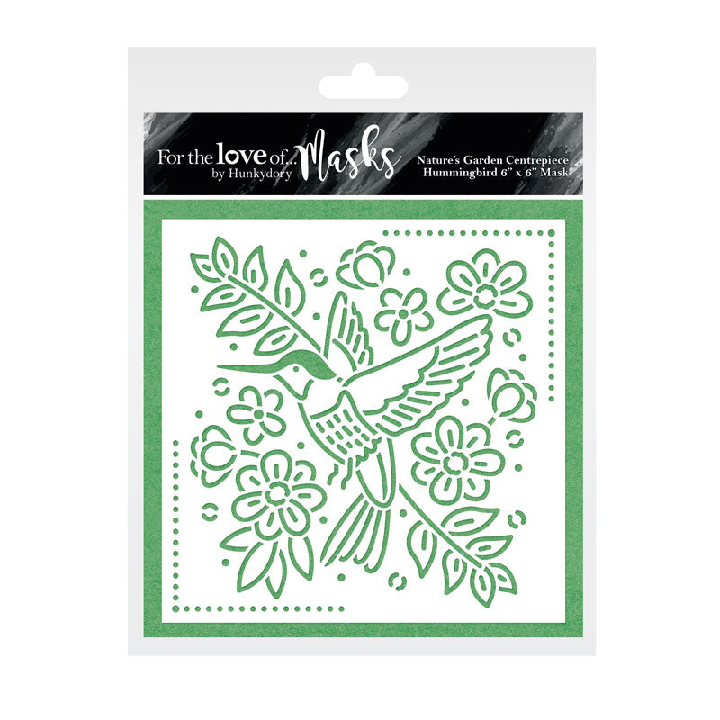 For the Love of Masks - Nature's Garden Centrepiece - Hummingbird