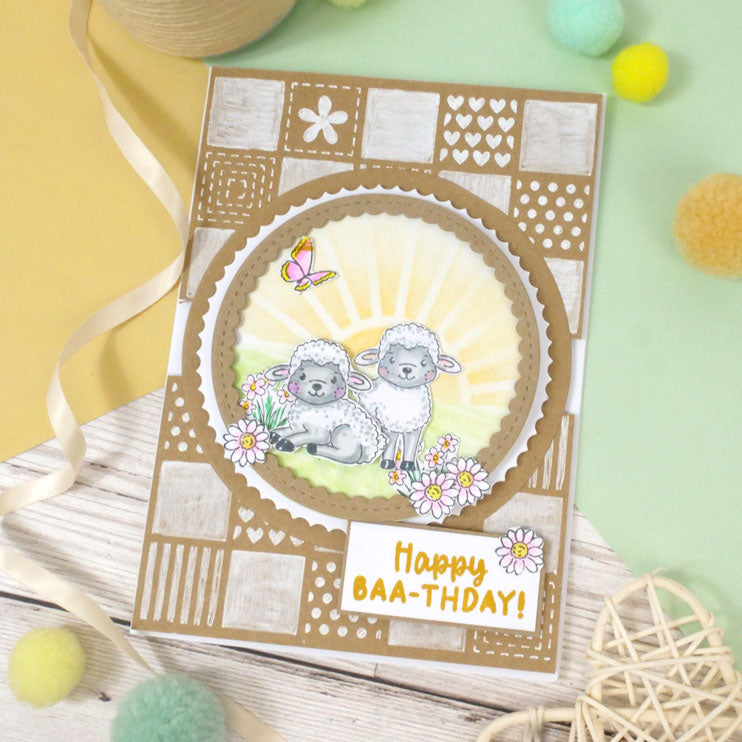 For the Love of Stamps - Lovely Lambs & Pigs