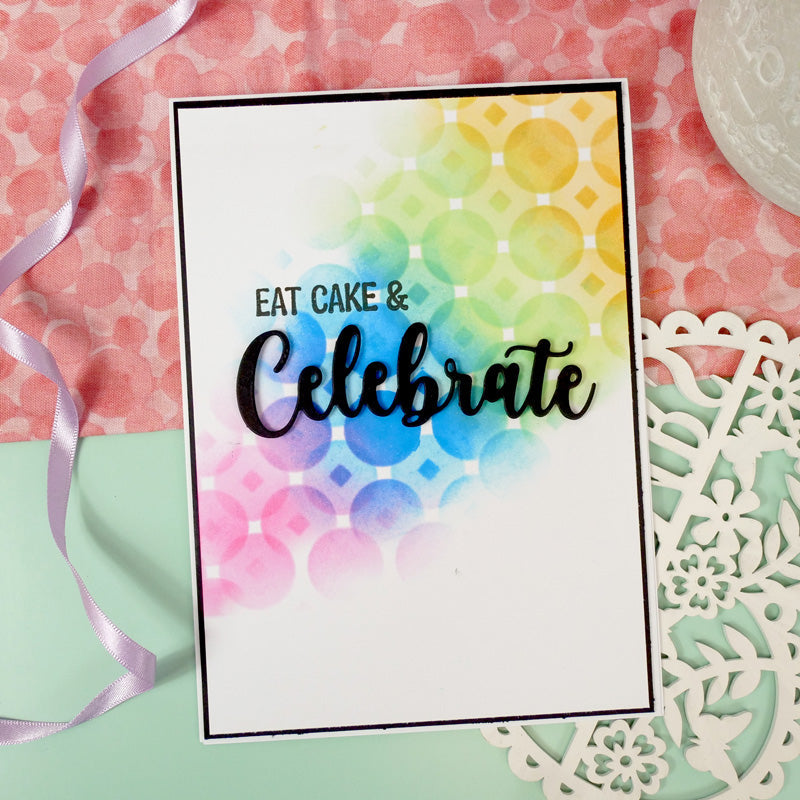 For the Love of Masks - Ink & Twist - Circular Tile