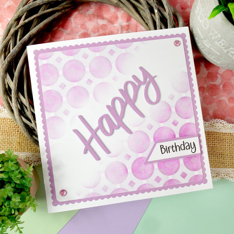 For the Love of Masks - Ink & Twist - Circular Tile