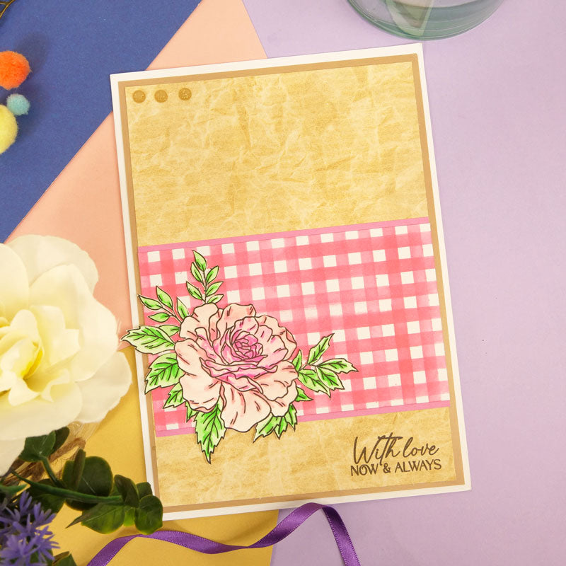 For the Love of Masks - Ink & Twist - Gingham