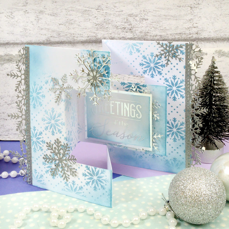 For the Love of Masks - Stitched Snowflake Tiles