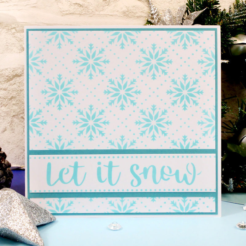 For the Love of Masks - Stitched Snowflake Tiles