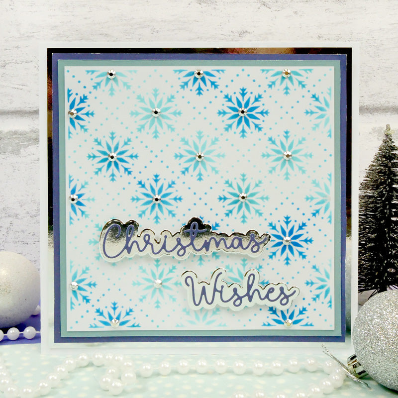 For the Love of Masks - Stitched Snowflake Tiles