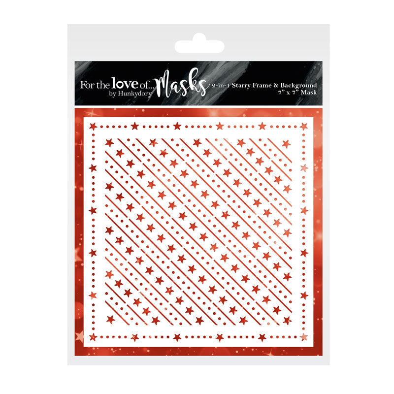 For the Love of Masks - 2-in-1 Starry Frame & Background