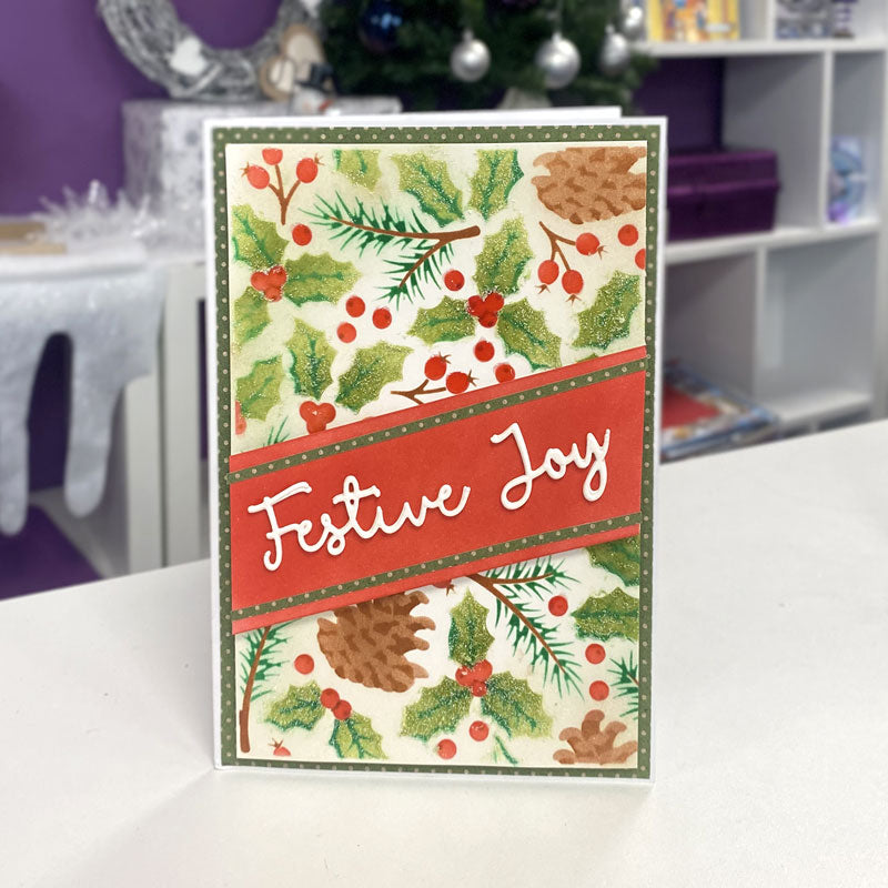 For the Love of Masks - Layering Winter Foliage