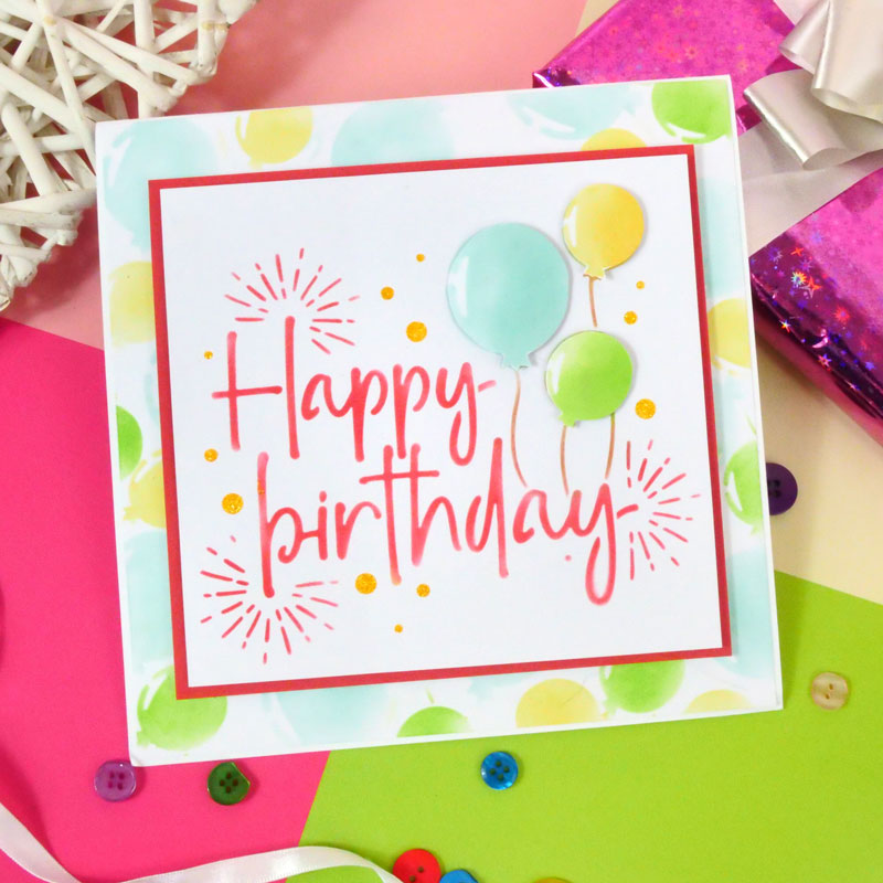For the Love of Masks - Happy Birthday