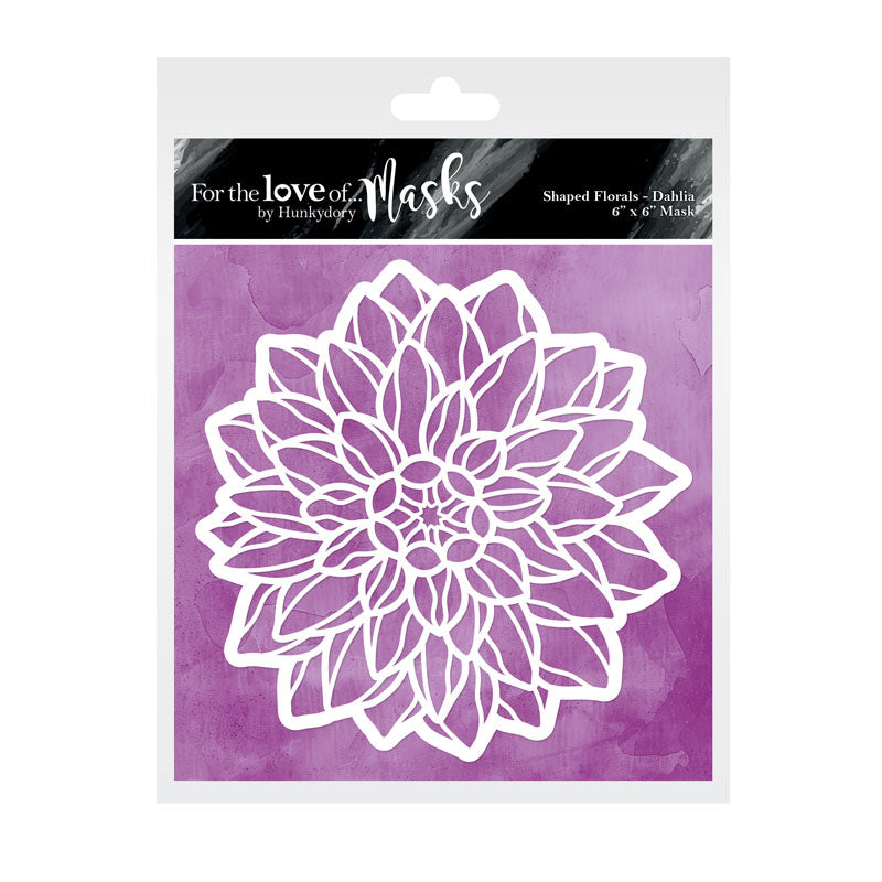 For the Love of Masks - Shaped Florals - Dahlia