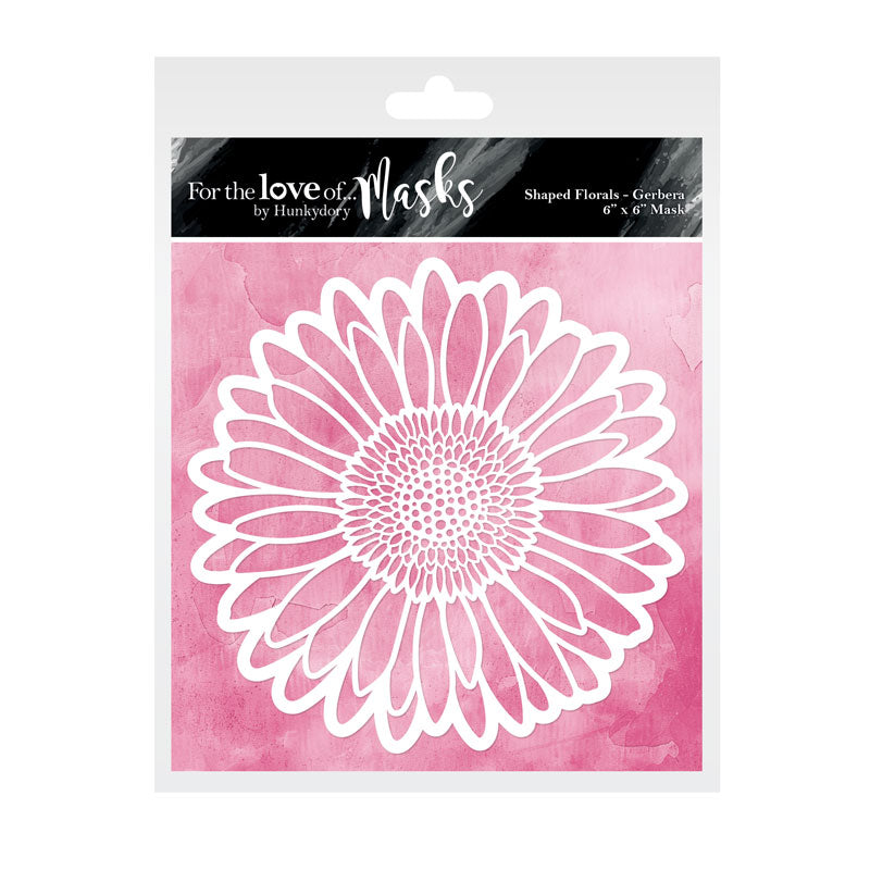 For the Love of Masks - Shaped Florals - Gerbera