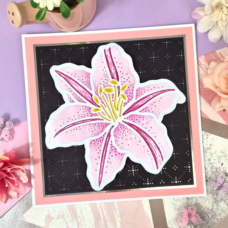 For the Love of Masks - Shaped Florals - Lily